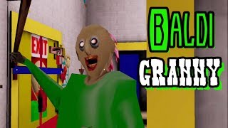 Baldi Granny Full Gameplay [upl. by Aneehsak]