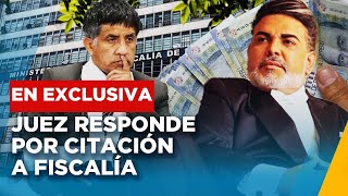 CASO CHIBOLÍN JUEZ CONCEPCIÓN CARHUANCHO RESPONDE POR CITACIÓN A FISCALÍA [upl. by Leopold]