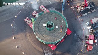 Subsea cable spooling using SPMTs  Lets go round and round [upl. by Darahs290]