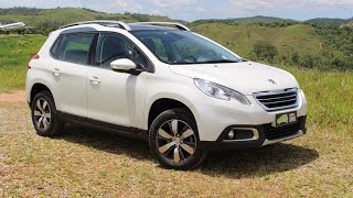 Teste  Peugeot 2008 16 Automático Griffe  Falando de Carro [upl. by Darrej]