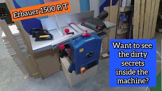 Watch this before you buy  Erbauer 1500 254mm Planer Thicknesser  Faults and quick run through [upl. by Michelsen]