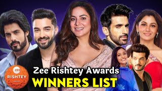 Zee Rishtey Awards Winner List  Best Jodi  Best Maa  Most Loving Character Male and Female [upl. by Acirehs]