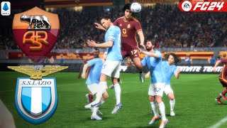 Derby Roma Vs Lazio Serie A 20242025 • Nuno Tavares Castrovilli Enzo Le Fée [upl. by Hanonew]