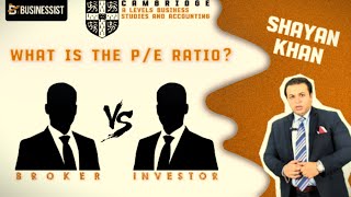 Price Earnings PE Ratio Explained  A Level Business Studies amp Accounting  Interpretation [upl. by Melquist]