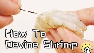 Cooking hacksHow to devein shrimp [upl. by Gorman]