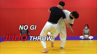 No Gi Judo Throw  Osoto Gari [upl. by Dyche999]