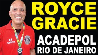 Vídeo Exclusivo  ROYCE GRACIE na ACADEPOLRJ  Defesa Pessoal Policial graciejiujitsu jiujitsu [upl. by Vergne]