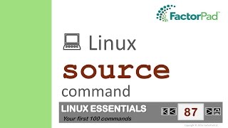 Linux source command summary with examples [upl. by Blank]