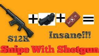 How to snipe with shotguntutorial videoS12KDUCKBILL6X SCOPE [upl. by Aznola]