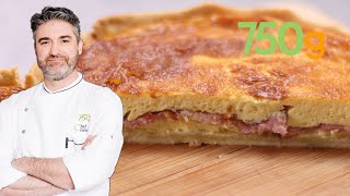 La meilleure façon de réussir sa quiche lorraine facile goûteuse et gourmande  750g [upl. by Seed]