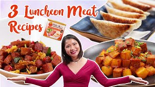 3 Delicious Asian Luncheon Meat Recipes  What’s In Your Cupboard Ep 4 [upl. by Scrogan]