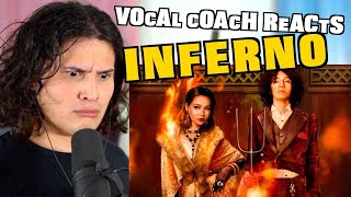 Vocal Coach Reacts to Bella Poarch amp Sub Urban  INFERNO [upl. by Binky407]