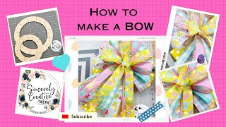 How to make a bow for Easter [upl. by Andrej]