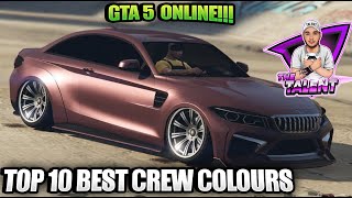 GTA 5 Online How to install Modded Crew Colors Hex Codes Tutorial [upl. by Farmann]