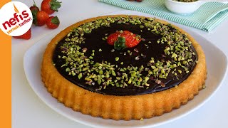 Çikolata Soslu Tart Kek Tarifi  Nasıl Yapılır [upl. by Auqinot]