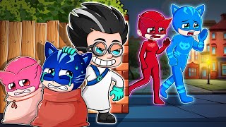 Oh No What Happend to Catboy and Owlette Catboy in Danger  Catboys Life Story  PJ Masks 2D [upl. by Aitam]