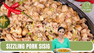 Sizzling Pork Sisig  How To Make an Easy Pork Sisig Dish  Lutong Pinoy by Chef Sheilla [upl. by Haimirej918]