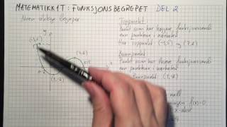 Matematikk 1T Funksjonsbegrepet Del 2 [upl. by Aioj]