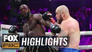 Deontay Wilder vs Robert Helenius  FULL HIGHLIGHT  PBC on FOX [upl. by Serene]