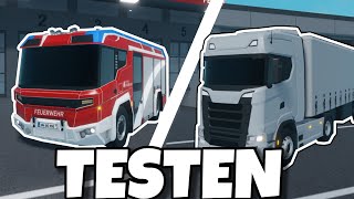 NEUE EAUTOS GETESTET ZU SCHNELL und STARK  Notruf Hamburg ROBLOX Deutsch [upl. by Adnovoj985]