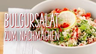 Libanesischen Bulgursalat selber machen [upl. by Ahsaelat]