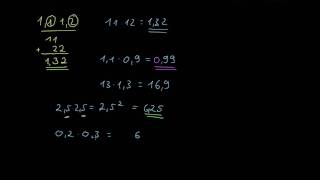 Tricks beim Multiplizieren von Dezimalzahlen [upl. by Rednaxela]