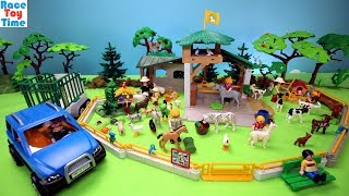 Playmobil Childrens Petting Zoo Animals Building Set  Build Review [upl. by Dave]