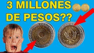 ÉSTA MONEDA VALE 3 MILLONES DE PESOS Información Numismática 2018 [upl. by Libyc]