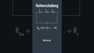 Widerstände Spannung und Stromstärke in der Reihenschaltung [upl. by Amlas]