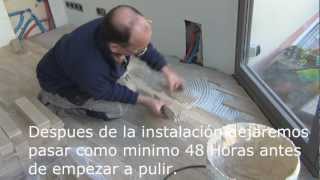 instalación de parquet [upl. by Eneryt]