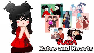 Pucca Rates and Reacts to Ships  All Parts  Pucca and Friends  Gacha Club [upl. by Gaughan74]