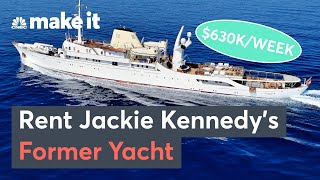 Inside Jackie Kennedys Former Yacht [upl. by Dranyar]