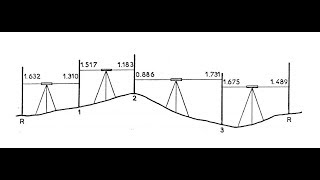 Exercice Topographie Nivellement par cheminement [upl. by Chaffee]