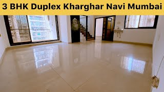 Spacious 3bhk duplex flat in Kharghar Navi Mumbai [upl. by Eleets427]