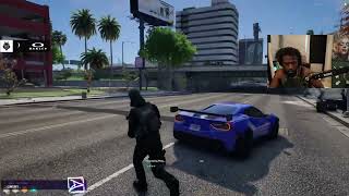 Den Sheisty Shoots Saints For Pulling Infront Of His Car While Hes Going 150  NoPixel RP  GTA 5 [upl. by Eskill]