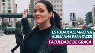 Estudar na Alemanha curso de alemão para poder fazer faculdade de graça  Partiu Intercâmbio [upl. by Otrebogad]