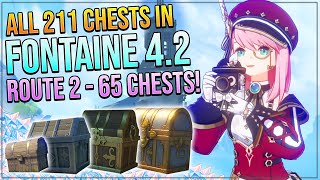 Genshin Impact 42 Complete 211 Chest Guide Morte Region  ROUTE 2  65 CHESTS [upl. by Laddy]