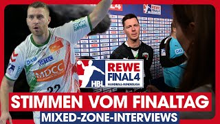 quotDas wird eine feuchtfröhliche Heimreisequot I REWE Final4 Interviews Finaltag [upl. by Hertzfeld]