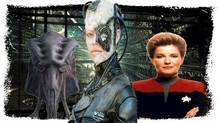 Borg Lore  Borg Conflict Victimized Species 8472  and Complicit Janeway [upl. by Nolad]