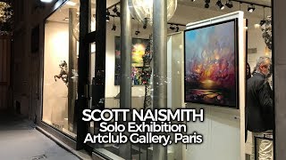 Scott Naismith at Artclub Gallery Paris 2019 [upl. by Sirtemed]