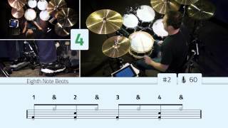 Eighth Note Drum Beats [upl. by Willet391]