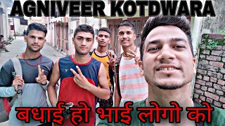 भर्ती का सातवां दिन देश को मिला अग्निवीर  kotdwar bharti 2022 [upl. by Kcired176]