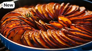 Healthy and SO DELICIOUS A new way to cook sweet potatoes that you will love [upl. by Nyladgam590]