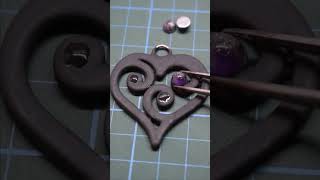 3D Printed Copper Electroformed Pendant for Valentines Day [upl. by Hyacinthie]