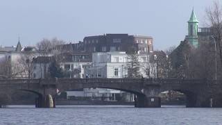 Hamburg  the beautiful Alster lakes HD [upl. by Aubyn]