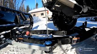 A closer look at the 2022 Arctic Cat Alterra 600 XT  Quick hitch Snowplow [upl. by Alyssa]