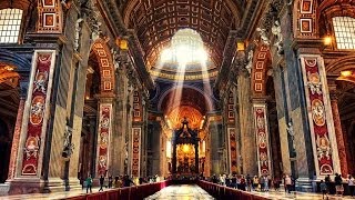 ВАТИКАН Базилика Святого Петра в Ватикане VATICAN ROME ITALY [upl. by Naujaj]