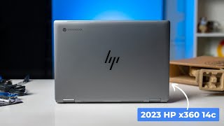 Unboxing the 2023 HP Chromebook x360 14c 1610 Screen [upl. by Hassett276]