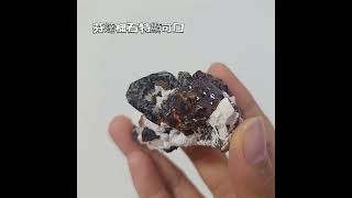 Fujian 福建 煙晶 茶晶 錳鋁榴石 芬達榴石 長石 smoky quartz spessartine feldspar [upl. by Fairfax909]