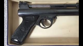 Webley MK1 177 Air Gun pistol [upl. by Akitnahs]